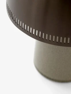 &Tradition Raku SH8 portable table lamp, beige grey - bronze