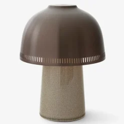 &Tradition Raku SH8 portable table lamp, beige grey - bronze