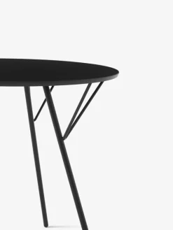 &Tradition RFH RD6 terrace table, 97 cm, black - black laminate