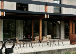 &Tradition RFH RD5 terrace table, 75 cm, black - black laminate