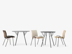 &Tradition RFH RD5 terrace table, 75 cm, black - black laminate