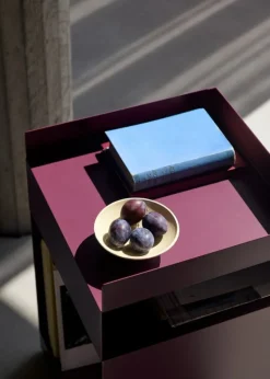 &Tradition Rotate SC73 side table, dark plum