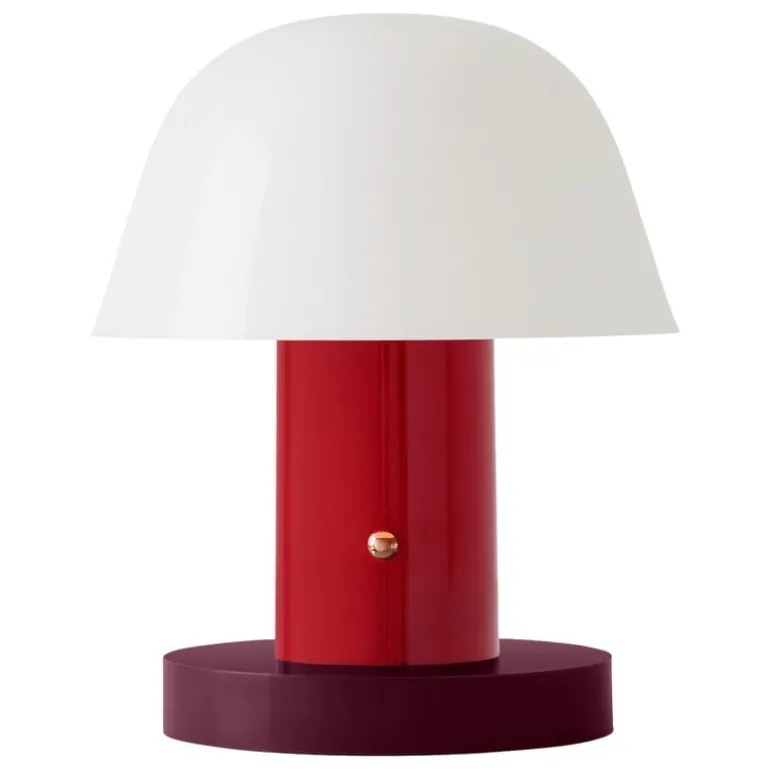 &Tradition Setago JH27 table lamp, maroon - grape