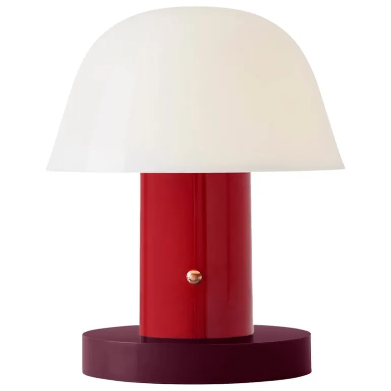 &Tradition Setago JH27 table lamp, maroon - grape