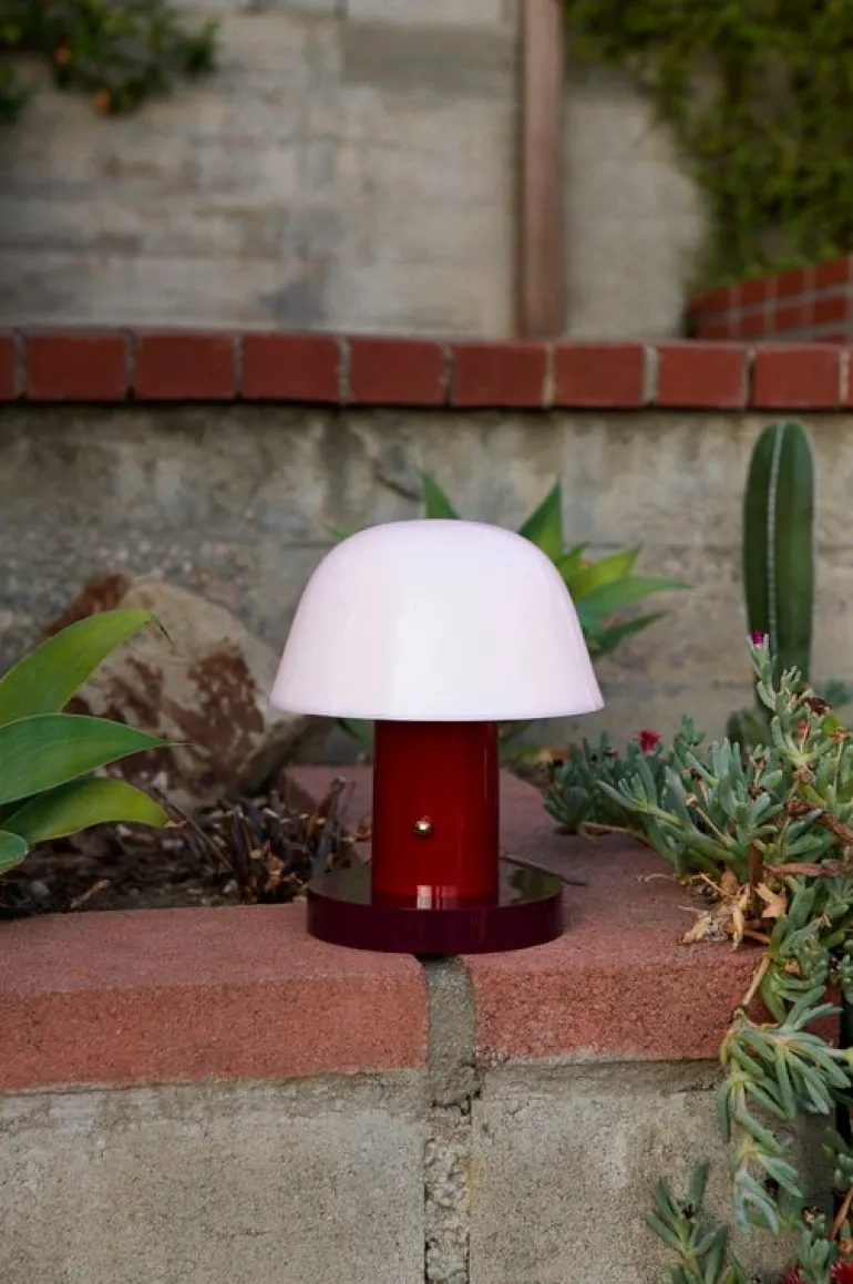 &Tradition Setago JH27 table lamp, maroon - grape