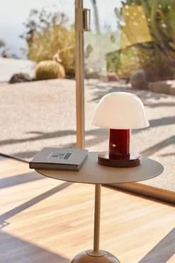 &Tradition Setago JH27 table lamp, maroon - grape