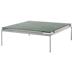 &Tradition Sett LN13 coffee table, Verde Guatemala - dark chrome