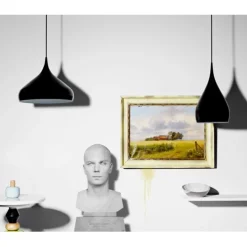 &Tradition Spinning BH1 pendant, matt black