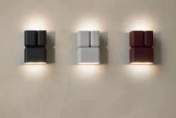 &Tradition Tabata LN10 wall lamp, silk grey