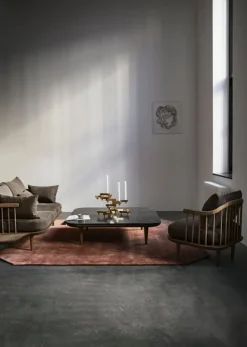 &Tradition The Moor rug AP6, 240 x 240 cm, red heather