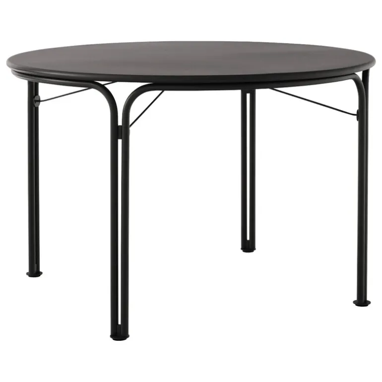 &Tradition Thorvald SC98 dining table, round 115 cm, warm black
