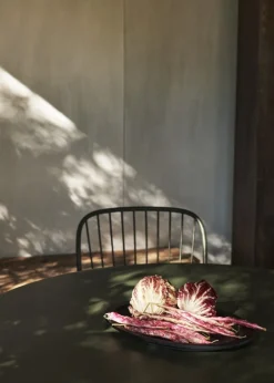 &Tradition Thorvald SC98 dining table, round 115 cm, bronze green