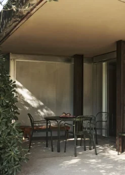 &Tradition Thorvald SC98 dining table, round 115 cm, bronze green