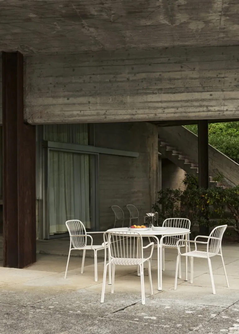 &Tradition Thorvald SC98 dining table, round 115 cm, ivory