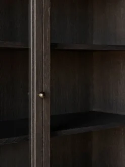 &Tradition Trace Double cabinet SC88, dark stained oak