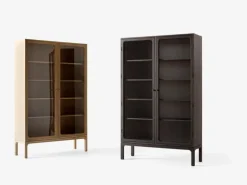 &Tradition Trace Double cabinet SC88, dark stained oak