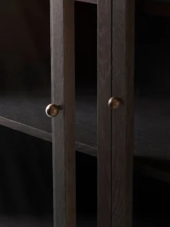 &Tradition Trace Double cabinet SC88, dark stained oak