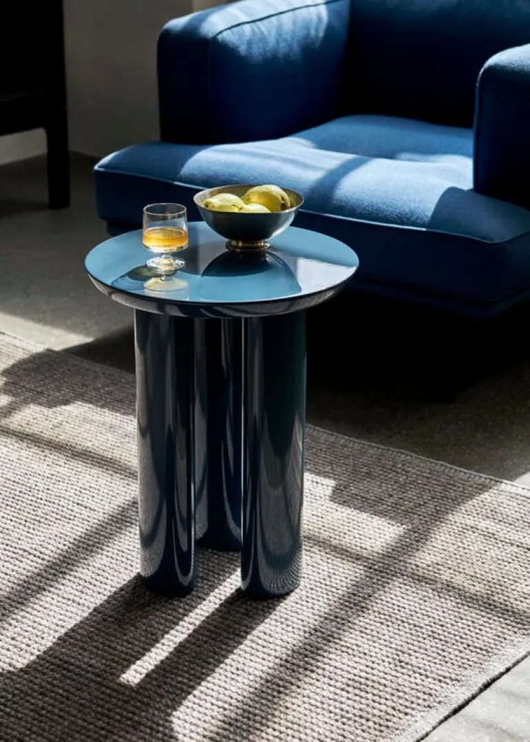 &Tradition Tung JA3 side table, steel blue