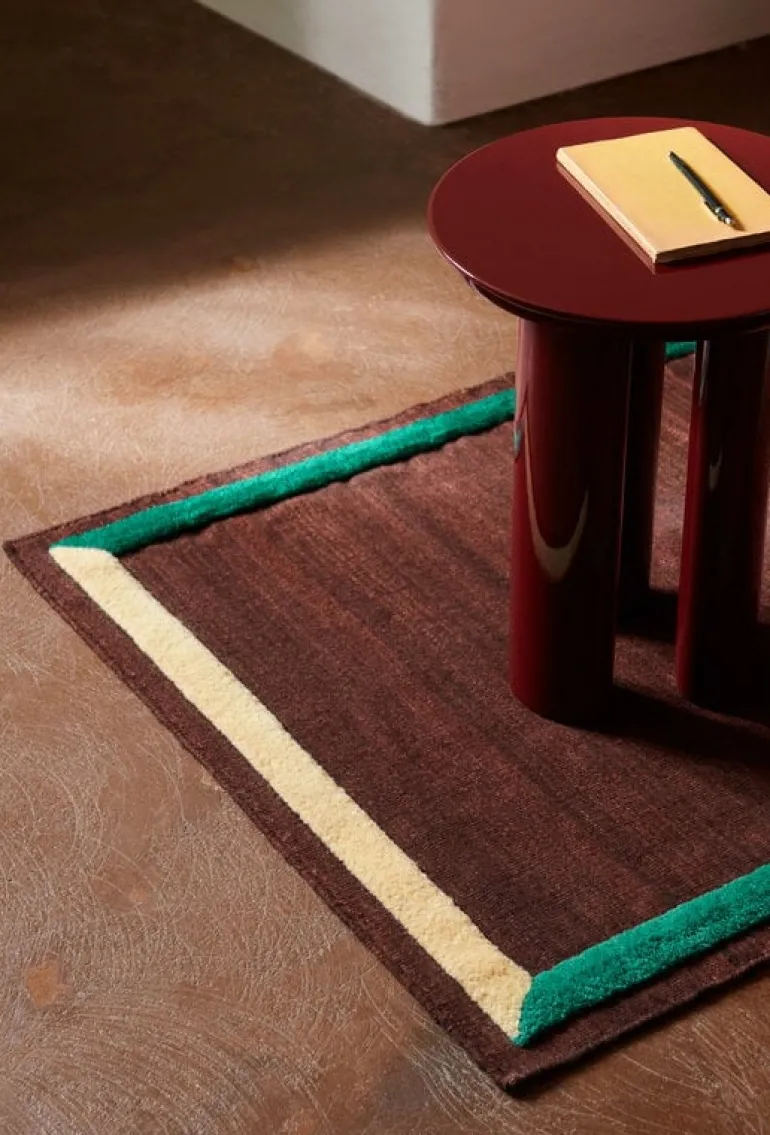 &Tradition Tung JA3 side table, burgundy red