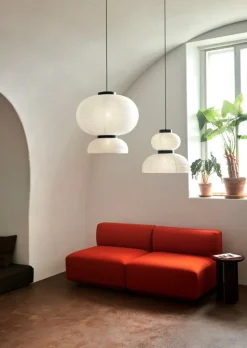 &Tradition Tung JA3 side table, burgundy red