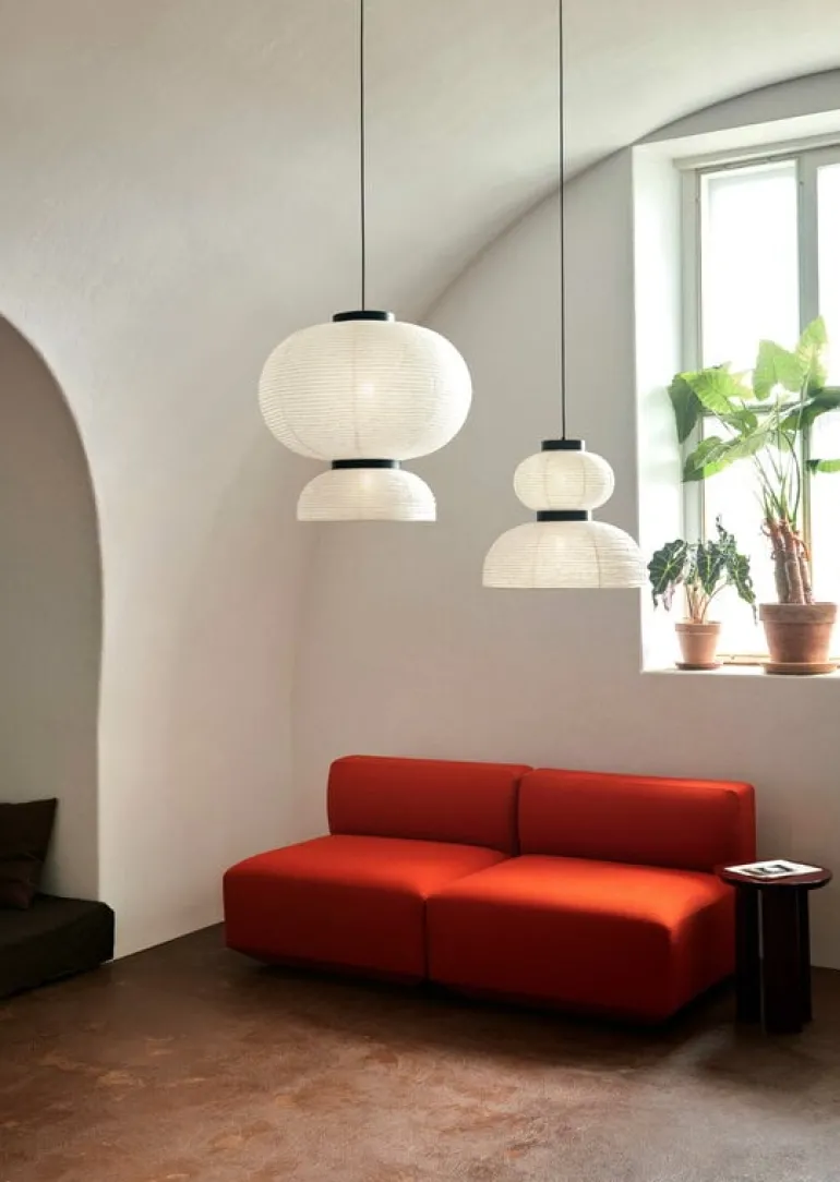 &Tradition Tung JA3 side table, burgundy red