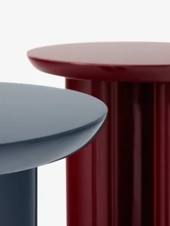 &Tradition Tung JA3 side table, burgundy red