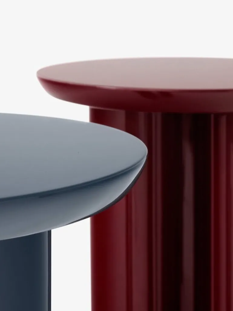 &Tradition Tung JA3 side table, burgundy red