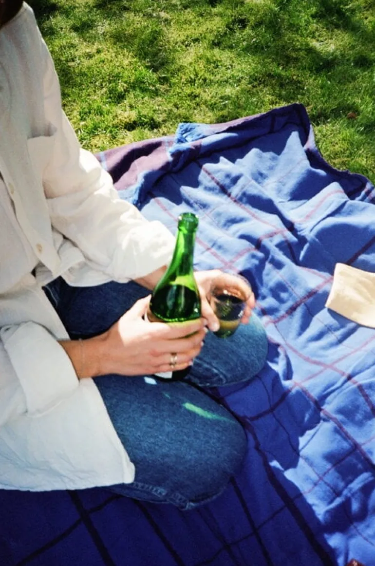 &Tradition Untitled AP10 throw, 150 x 200 cm, electric blue