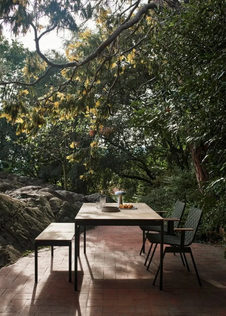 &Tradition Ville AV27 bench, 110 x 40 cm, teak - warm black