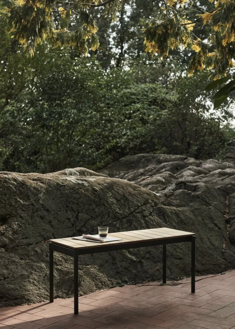 &Tradition Ville AV27 bench, 110 x 40 cm, teak - warm black