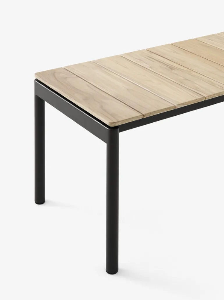 &Tradition Ville AV27 bench, 110 x 40 cm, teak - warm black