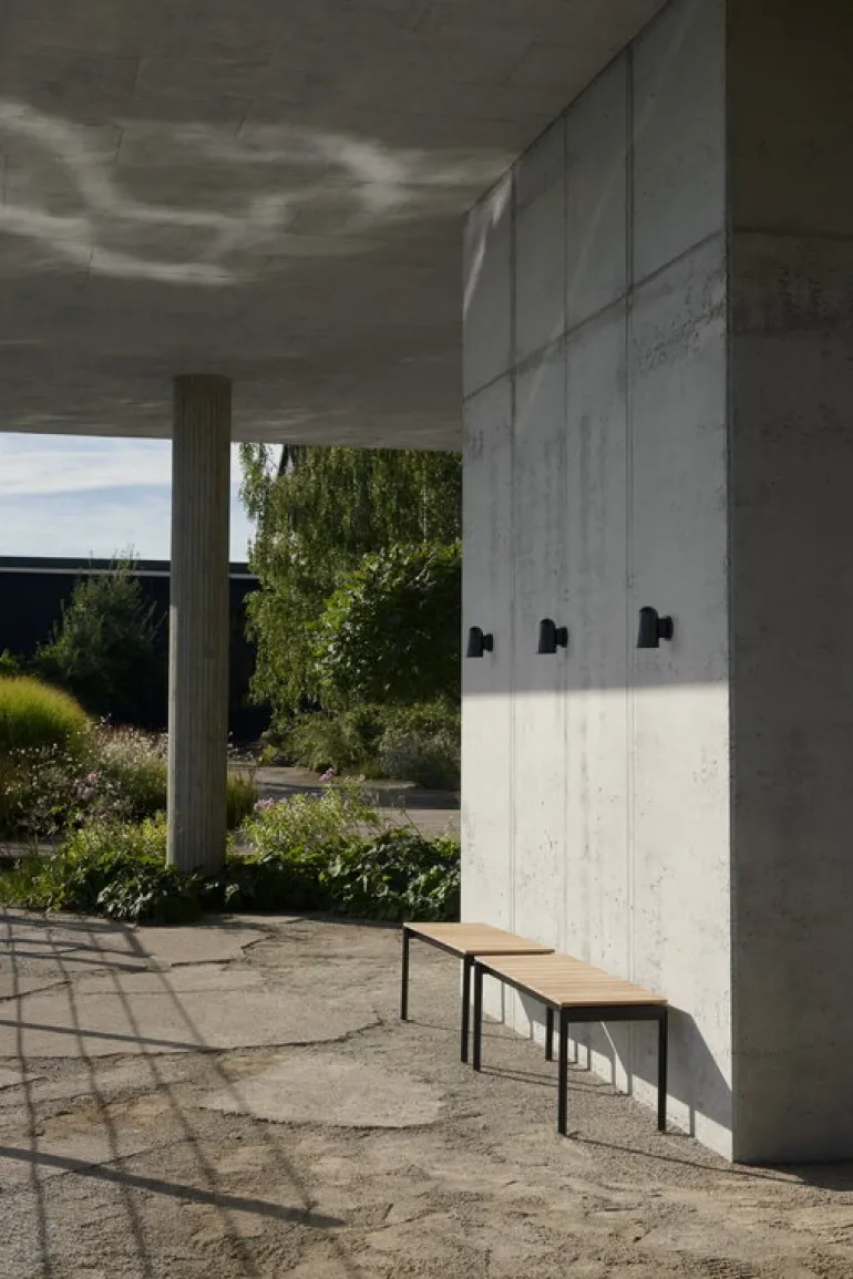 &Tradition Ville AV27 bench, 110 x 40 cm, teak - warm black