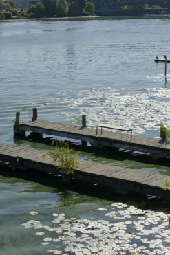 &Tradition Ville AV28 bench, 180 x 40 cm, teak - warm black