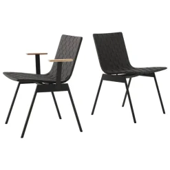 &Tradition Ville AV34 outdoor armchair, warm black