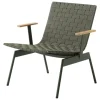 &Tradition Ville AV45 outdoor lounge chair with arms, bronze green