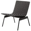 &Tradition Ville AV44 outdoor lounge chair, warm black
