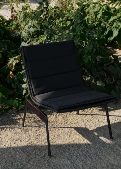 &Tradition Ville AV44 outdoor lounge chair, warm black