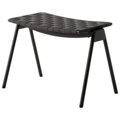 &Tradition Ville AV46 outdoor footstool, warm black