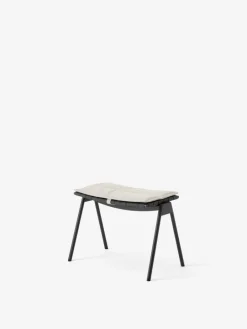 &Tradition Ville AV46 outdoor footstool, warm black