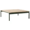 &Tradition Ville AV50 outdoor coffee table, 90 x 90 cm, teak - bronze green