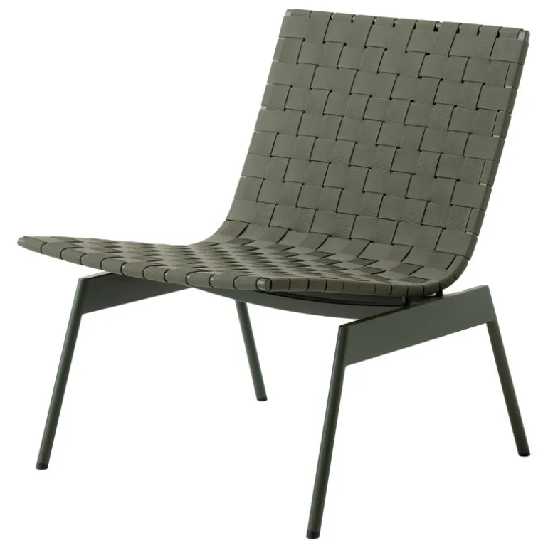 &Tradition Ville AV44 outdoor lounge chair, bronze green