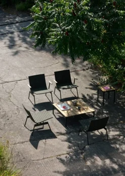 &Tradition Ville AV47 stool, teak - warm black