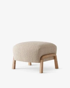 &Tradition Wulff ATD2 lounge chair and ATD3 pouf, Karakorum 003 - oak