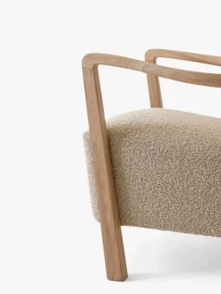 &Tradition Wulff ATD2 lounge chair and ATD3 pouf, Karakorum 003 - oak