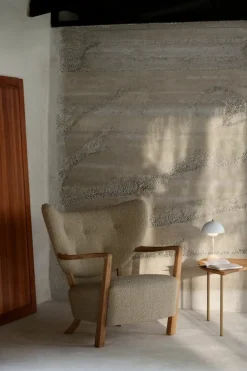 &Tradition Wulff ATD2 lounge chair and ATD3 pouf, Karakorum 003 - oak