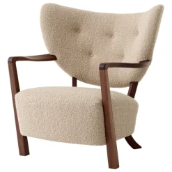 &Tradition Wulff ATD2 lounge chair,Karakorum 003 - walnut