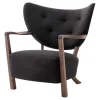 &Tradition Wulff ATD2 lounge chair, Hallingdal 376 - walnut