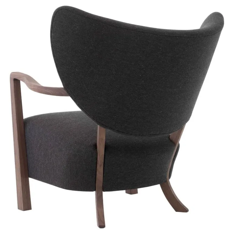 &Tradition Wulff ATD2 lounge chair, Hallingdal 376 - walnut