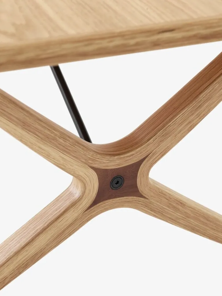 &Tradition X HM13 coffee table, oak - walnut