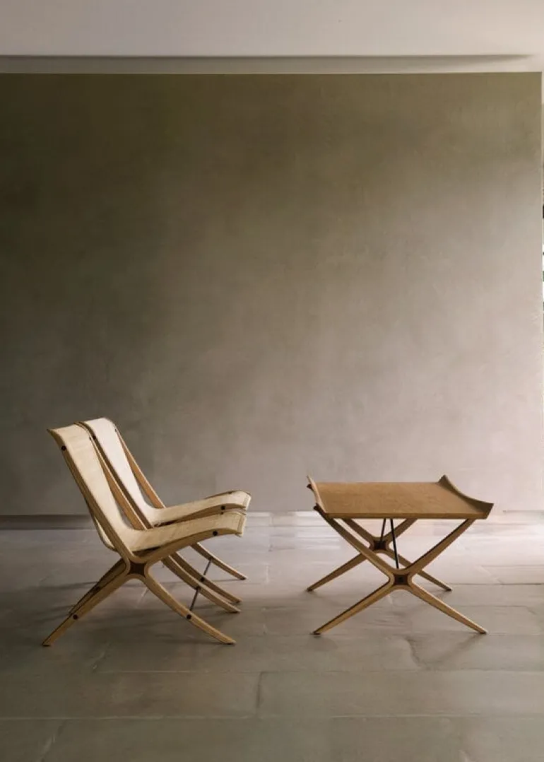 &Tradition X HM13 coffee table, oak - walnut